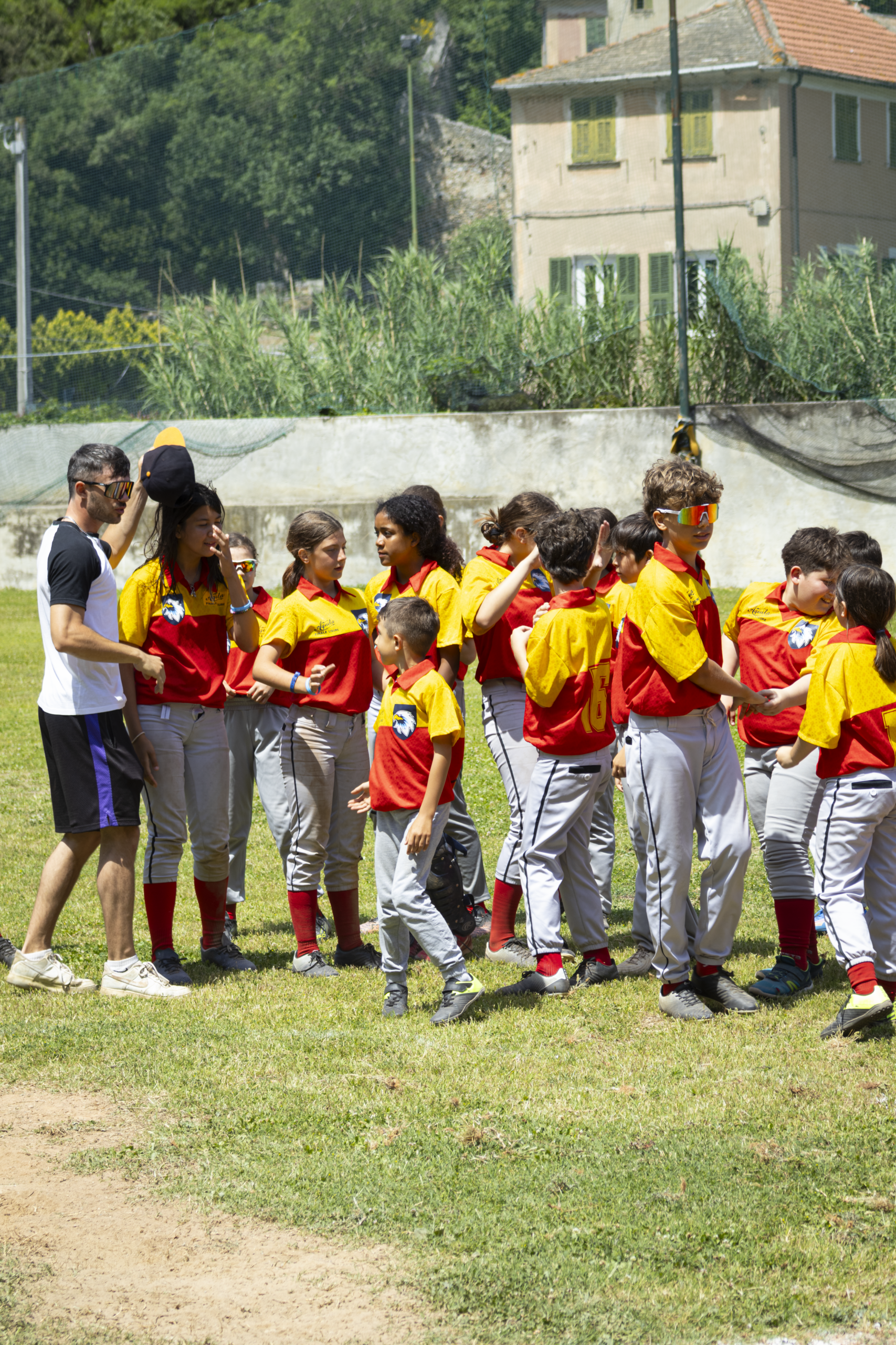 I festeggiamenti post partita